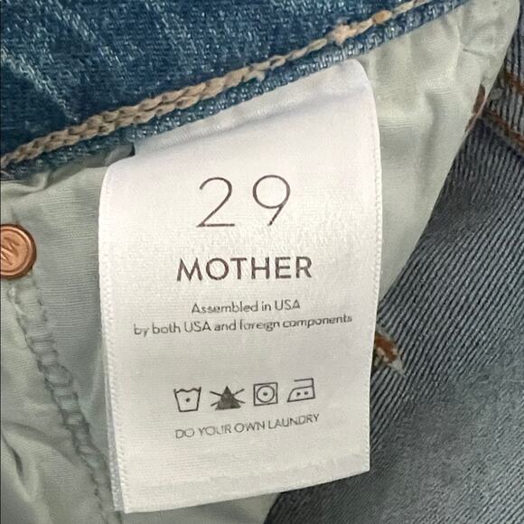 MOTHER Denim The Scrapper Ankle Camera Obscura Size 29 - Picture 10 of 13